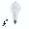 Sensore di movimento impermeabile con luce a LED Sensore a infrarossi E27 Lampadina con sensore a LED Luce bianca