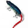 15.5cm15.5g Rotto Mouse Minnow Esca Esca Esca dura Esca finta Attrezzatura da pesca (n. 5 Verde)