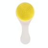 Spazzola di massaggio della doccia del silicone del baby spazzola multifunzionale della spazzola multifunzionale con il pettine (giallo dell'oca)