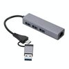 SL-006 USB 3.0 Gigabit da rete da tipo C a porta di rete USB x 3 HUB