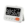 8801B Versione semplice Display a LED Orologio Timer digitale Promemoria conto alla rovescia (bianco)