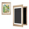 Cornici artistiche per bambini in plastica Cornice frontale aperta magnetica per poster Foto Disegno Dipinti Immagini (colore del legno)