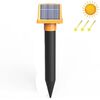 SJZ057 Outdoor IP66 Impermeabile Solar Ultrasonic Rat Repeller Orchard Ultrasonic Animal Repeller (Arancione)