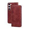 Per Samsung Galaxy S23 + 5G Custodia per telefono in PU con vibrazione orizzontale magnetica aziendale smerigliata (marrone)