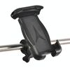 Supporto per telefono da bicicletta Clip per cellulare con rotazione a 360 gradi (nero)