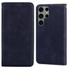 Custodia per telefono PU con vibrazione orizzontale magnetica ultra satinata per Samsung Galaxy S24 (Nero)