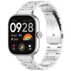 Per cinturino per orologio in metallo in acciaio inossidabile con tre perline Xiaomi Mi Band 8 Pro (argento)