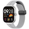 Per cinturino in silicone con fibbia magnetica pieghevole Xiaomi Mi Band 8 Pro (grigio chiaro)