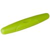 Custodia per spazzolino da denti portatile da viaggio sigillata con coperchio e serratura (verde)