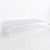 Organizer per rack in ferro battuto con staffa elevata per monitor del computer, specifiche: doppio strato approfondito