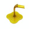 Portabottiglie per vino rovesciato, espositore per vino (giallo trasparente)