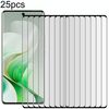 Per vivo V40 Pro 25 pezzi Colla completa 9H HD 3D Pellicola in vetro temperato con bordo curvo (Nero)