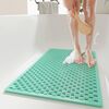 Tappetino antiscivolo per il bagno in TPE, per la doccia domestica, per il bagno, con ventosa anticaduta, dimensioni: 40x70 cm (verde)
