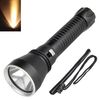 XHP70.2 Torcia subacquea 3000 lumen IPX8 impermeabile sott'acqua 80 m senza batteria luce gialla