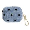 Per AirPods 4 in velluto + custodia antiurto per cuffie per PC (blu)