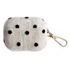 Per AirPods 4 in velluto + custodia antiurto per cuffie per PC (bianco)