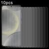 Per Samsung Galaxy S25+ 5G 10 pezzi 0,18 mm 9H 2,5D Pellicola in vetro temperato, supporto sblocco impronta digitale