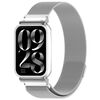 Per Xiaomi Smart Band 9 Pro Metal Frame Integrato Milan Cinturino in Acciaio Inossidabile Magnetico (Argento)