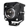 Faro LED per moto da 20 W, lente ausiliaria, luce fendinebbia bicolore (giallo vicino + bianco lontano)