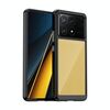 Per Xiaomi Poco X6 Pro 5G Custodia per telefono in TPU ibrida acrilica serie colorata (nero)