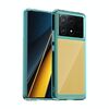 Per Xiaomi Poco X6 Pro 5G Custodia per telefono in TPU ibrida acrilica serie colorata (blu trasparente)