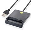 Lettore intelligente di schede IC USB 2.0 / carte bancarie / carte d'identità / schede SD (senza disco)