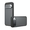 Per Google Pixel 9 / 9 Pro Armor Precise Hole PC Hybrid TPU Custodia per telefono (nero satinato)