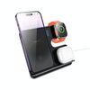hoco CQ19 Falcon 3 in 1 Caricabatterie rapido wireless verticale da tavolo (opaco)