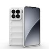 Per Xiaomi 15 5G Magic Shield TPU + Custodia in flanella per telefono (bianco)