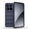 Per Xiaomi 15 Pro 5G Magic Shield TPU + Custodia in flanella per telefono (blu scuro)