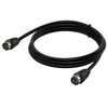 Cavo adattatore audio di alimentazione CA/CC MD DIN 4 pin maschio-maschio, lunghezza: 3 m (nero)