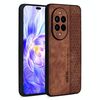 Per Huawei nova 13 Pro AZNS Custodia per telefono con effetto pelle in rilievo 3D (marrone)