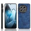 Per OnePlus 13 Custodia per telefono con motivo a mucca e cuciture (blu)