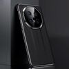 Per Huawei Mate 70 RS Ultimate Plain Leather Series Custodia antiurto per telefono (nero)