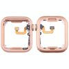Per Apple Watch Series 6 40MM GPS in lega di alluminio con piastra per lunetta centrale e cavo flessibile per asse di rotazione della corona (oro)