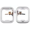 Per Apple Watch Series 8/9 45MM GPS in lega di alluminio con piastra per cornice centrale e cavo flessibile per asse di rotazione della corona (argento)
