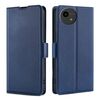 Per Sharp Aquos Wish4 Custodia per telefono in pelle con fibbia laterale ultra sottile e flip orizzontale (blu)