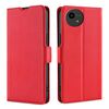 Per Sharp Aquos Wish4 Custodia per telefono in pelle con fibbia laterale ultra sottile e flip orizzontale (rosso)