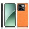 Per Xiaomi 15 Custodia per telefono con motivo a mucca e cuciture (giallo)