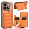 Per Xiaomi 15 Pro Custodia per telefono con motivo a mucca e carta da cucito (arancione)