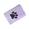 Asciugamano assorbente in microfibra per animali domestici, asciugamano per la pulizia del bagno di cani e gatti, dimensioni: 35x75 cm (viola)