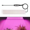 Pannello USB da 5 V per piante, luce intelligente con temporizzazione di oscuramento, LED per piante, luce per la crescita, dimensioni: 1 testa (luce rosa viola)