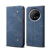 Per Huawei Mate 70 Pro 5G / 70 Pro+ 5G Custodia in pelle con texture denim (blu)