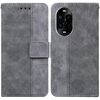 Per Huawei Nova 13 Pro Custodia per telefono in pelle con motivo geometrico in rilievo (grigio)