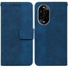 Per Huawei Nova 13 Pro Custodia per telefono in pelle con motivo geometrico in rilievo (blu)