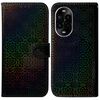 Per Huawei nova 13 Pro Custodia per telefono in pelle con fibbia magnetica colorata (nero)