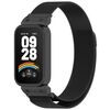 Per Xiaomi Smart Band 9 Active Metal Frame Watch Case Integrato Milan Magnetic Steel Mesh Watch Band (Nero)
