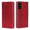 Per Honor 200 Pro 5G Custodia magnetica in pelle con texture di mucca (rosso)