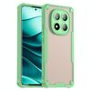 Per Redmi Note 14 Pro+ 5G Armor Glaze PC Hybrid TPU Custodia per telefono (verde)