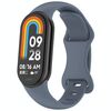 Per Xiaomi Smart Band 9 Splayed Tail Reverse Buckle Cinturino in silicone per orologio (blu grigio)